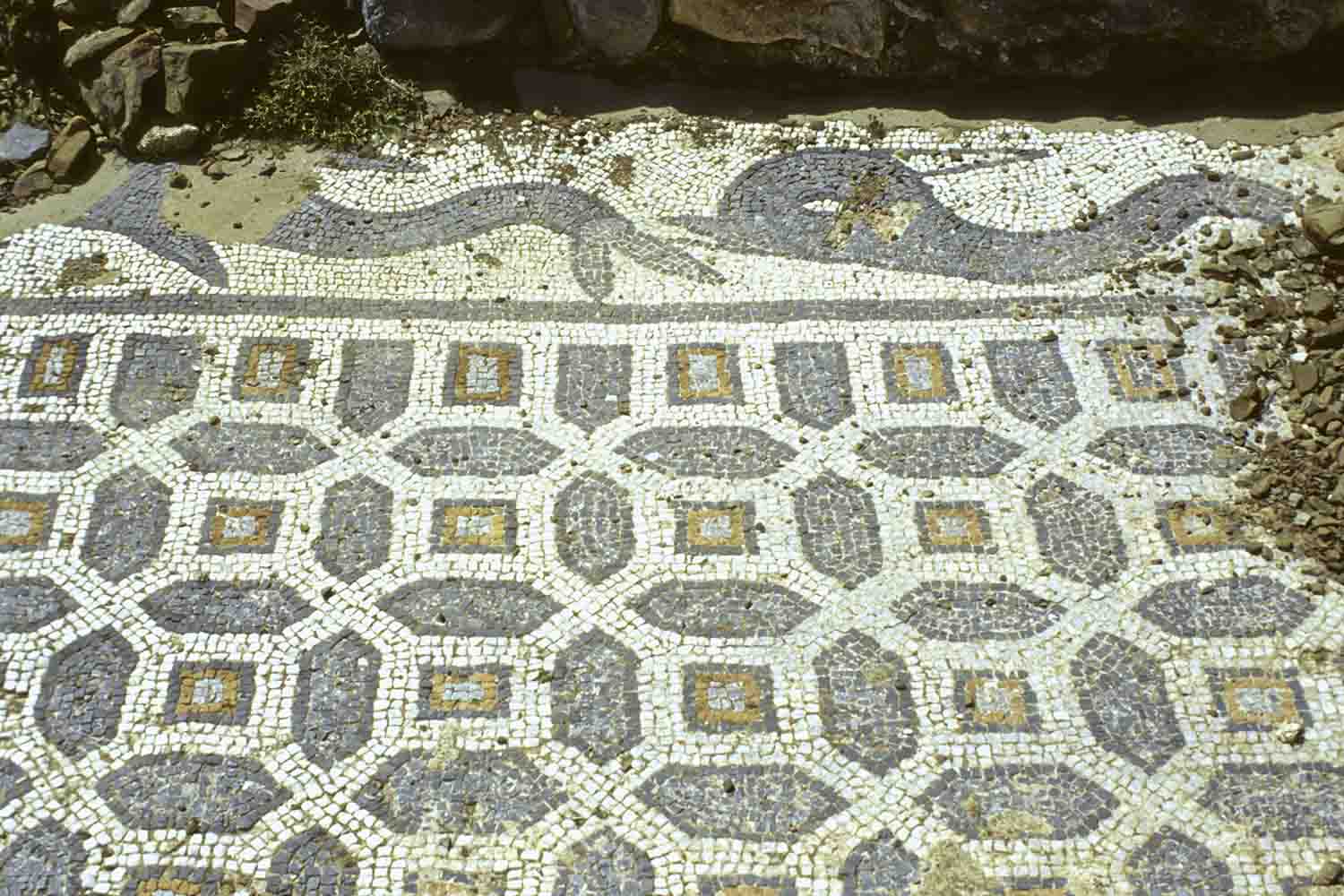 Mosaic behind Analipsi