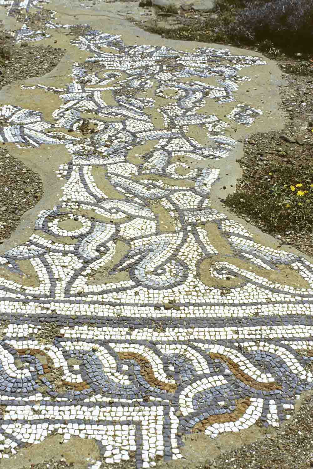 Mosaic behind Analipsi