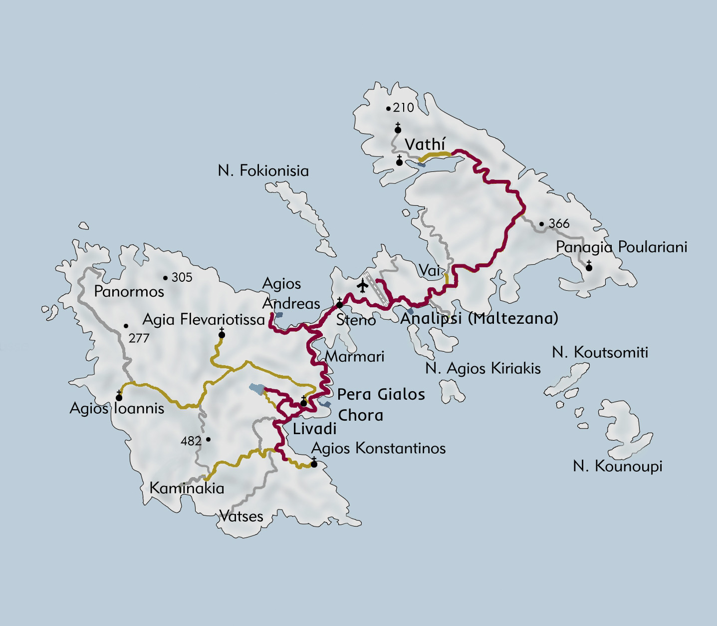 Map Astypalaia