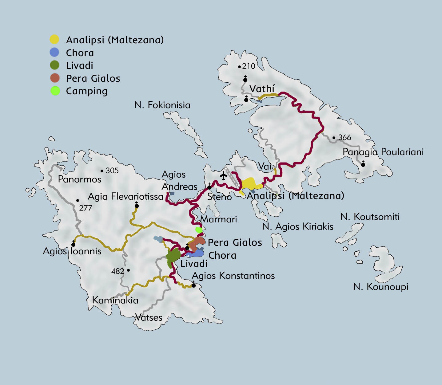 Map Astypalaia